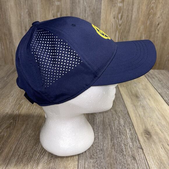 Polo Sport Ralph Lauren Hat Baseball Cap Adjustable Blue Yellow Mesh Polyester - Picture 3 of 10